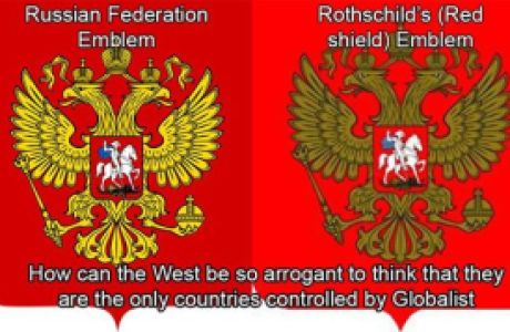An infamous, purely Babylonian Coat of Arms, used by the Rothschild Family.....and the Russian State.